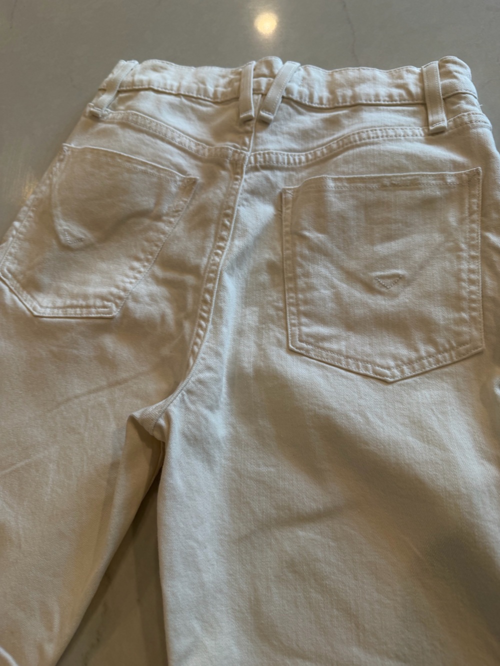 Hudson  Harlow distressed denim jeans off white ECRU 27
